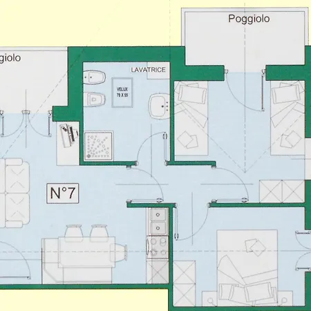 Casa Azzurra Appartement Pozza di Fassa Buitenkant foto
