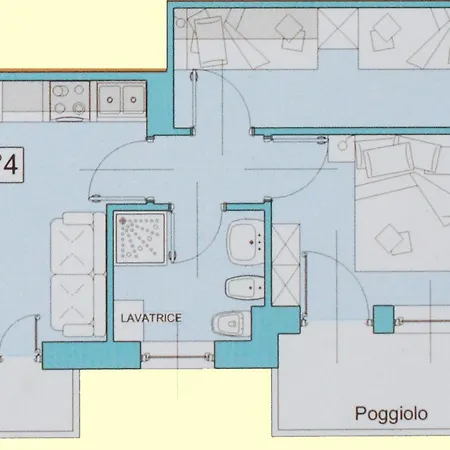 Casa Azzurra Appartement Pozza di Fassa Buitenkant foto