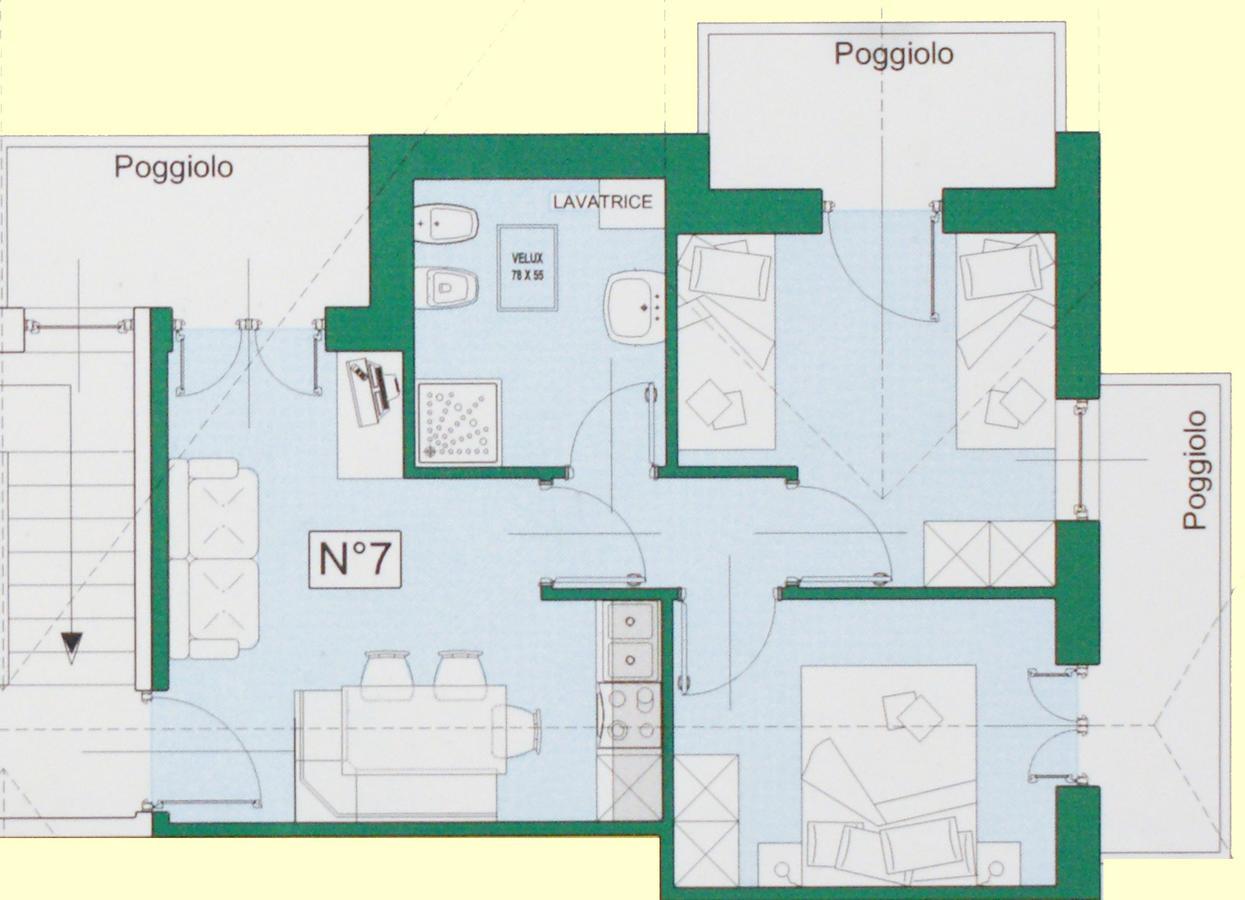 Casa Azzurra Appartement Pozza di Fassa